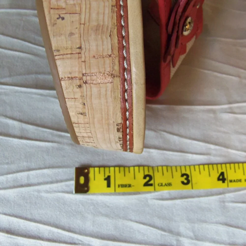 Coach Jesaca Platform Wedge Floral Slides Coras sz 10 - Picture 16 of 16